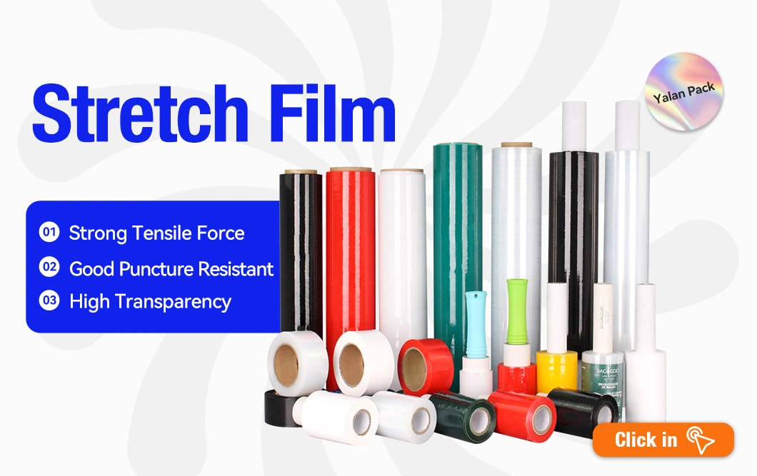 Plastic Shrink Pallet Wrap Packaging PE Stretch Film