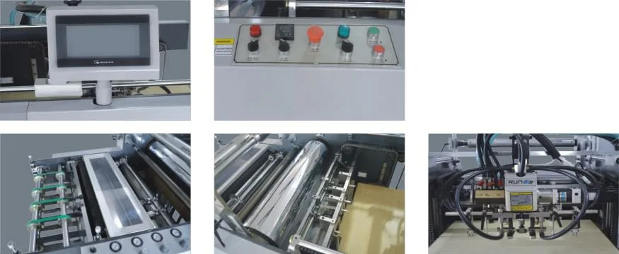 Automatic Multi-Function Coating Cutting Gluing Thermal Film Laminating Machine with Casting Film (SAFM-1080)
