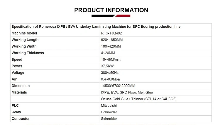 PUR Automatic Laminating Machine with Hot Melt Glue Machine for EVA IXPE Film Laminating