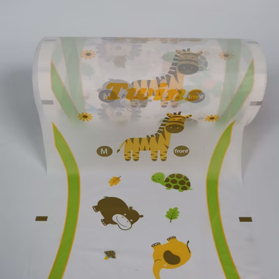 Laminated Film Breathable PE Film Backsheet Raw Material Baby Diapers Sanitary Napkins