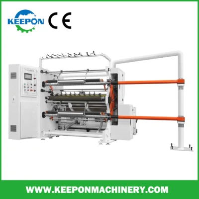 Printed BOPP/CPP Roll Plastic Film Sheet Coil Slitting Machine Made in China