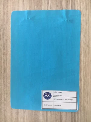 Custom Blue Waterproof PEVA Film Plastic Film for Surgical Disposable Products Made in China