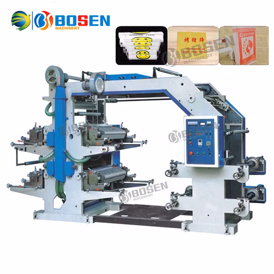 Precision Flexo Printing Machine for Film Pet, BOPP, PE, CPP, Paper Printing