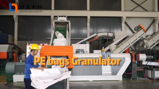 Plastic PE/PP/HDPE/LDPE/LLDPE/BOPP Film/Bag/Woven Bag/Non Woven/Fiber/Granulating Plant/Granulation Line/Agglomeration Recycling/Compact Pelletizing Machine