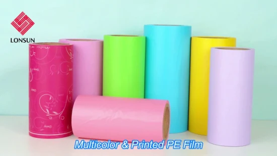 Women Sanitary Napkin Pad PE Film Panty Liner Individual Package Wrapping Cast Film Polyethylene Backsheet