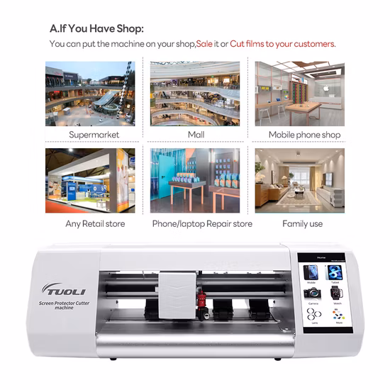 OEM ODM Custom Hydrogel Film Cutting Machine TPU Mobile Phone Screen Protector Machine