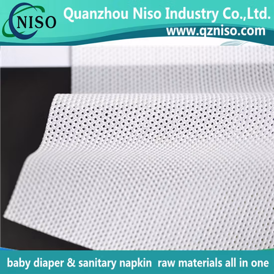 Topsheet White Perforated PE Film Raw Material for Sanitary Napkins/Sanitary Pads